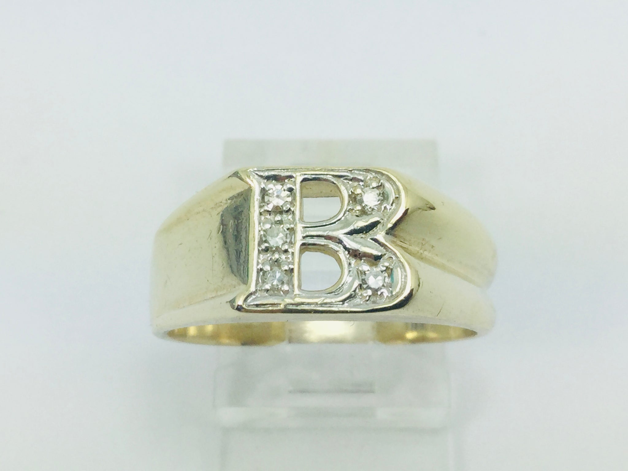 Buy Custom Initial Ring, Gold Initial Jewelry, Silver Letter B Ring, Name  Ring, Personalized Ring, Bridesmaid Gift, Wedding Gift, Birthday Gift  Online in India - Etsy