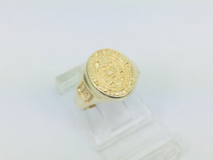 10k Yellow Gold 'Georgian College Nursing Diploma' '1984' School Ring