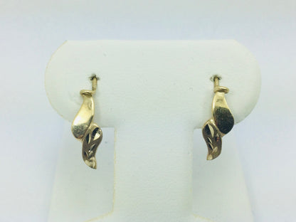 10k Yellow Gold Drop Earrings