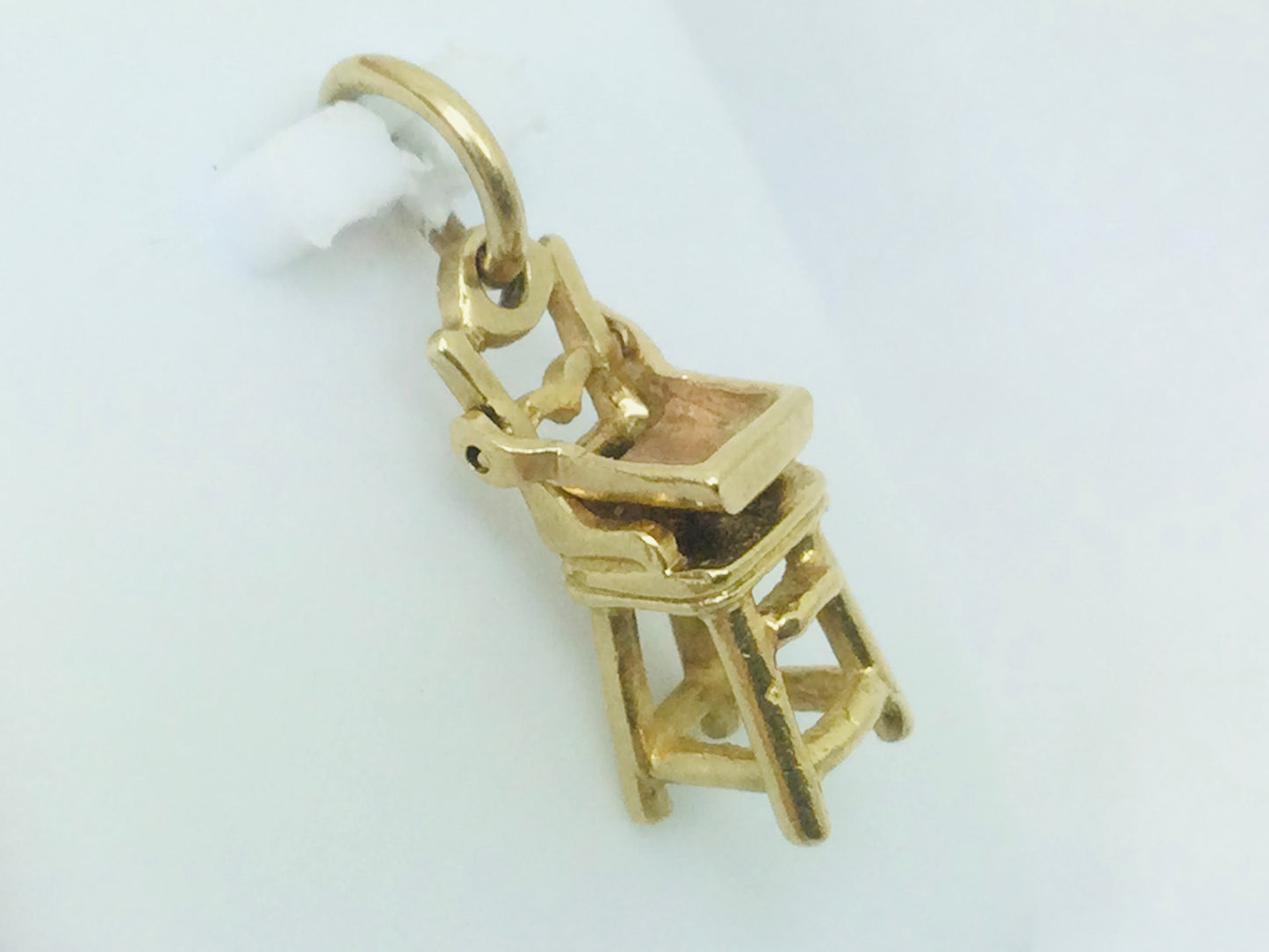 10k Yellow Gold Highchair Pendent