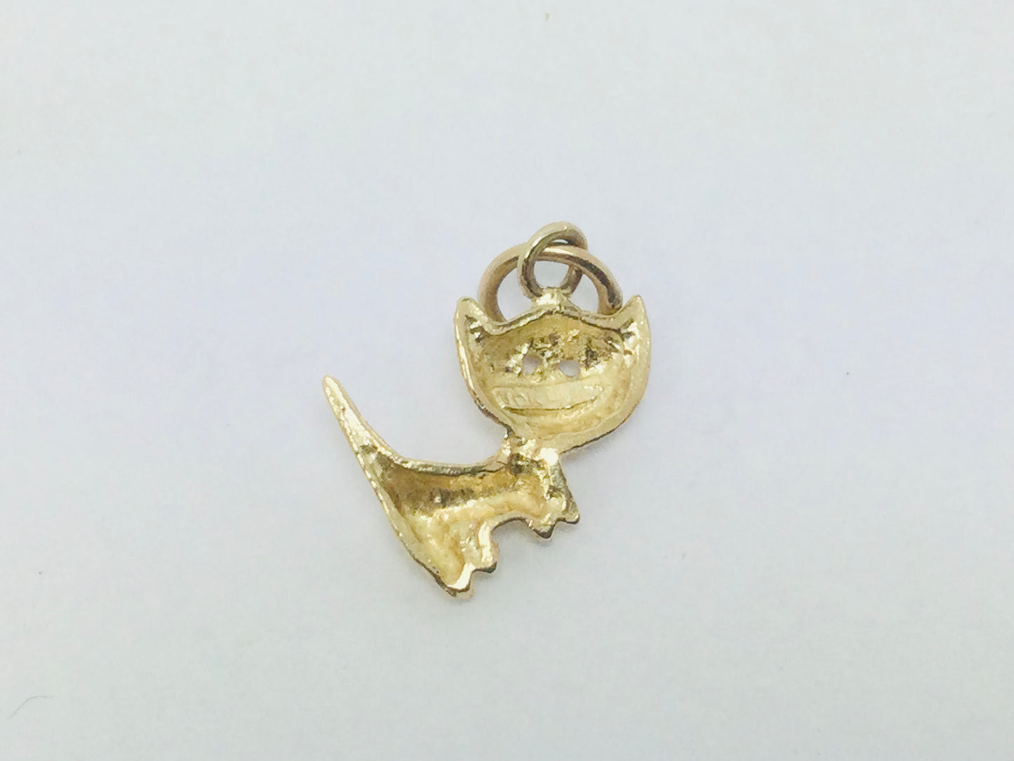 10k Yellow Gold Cat Kitten Pendent