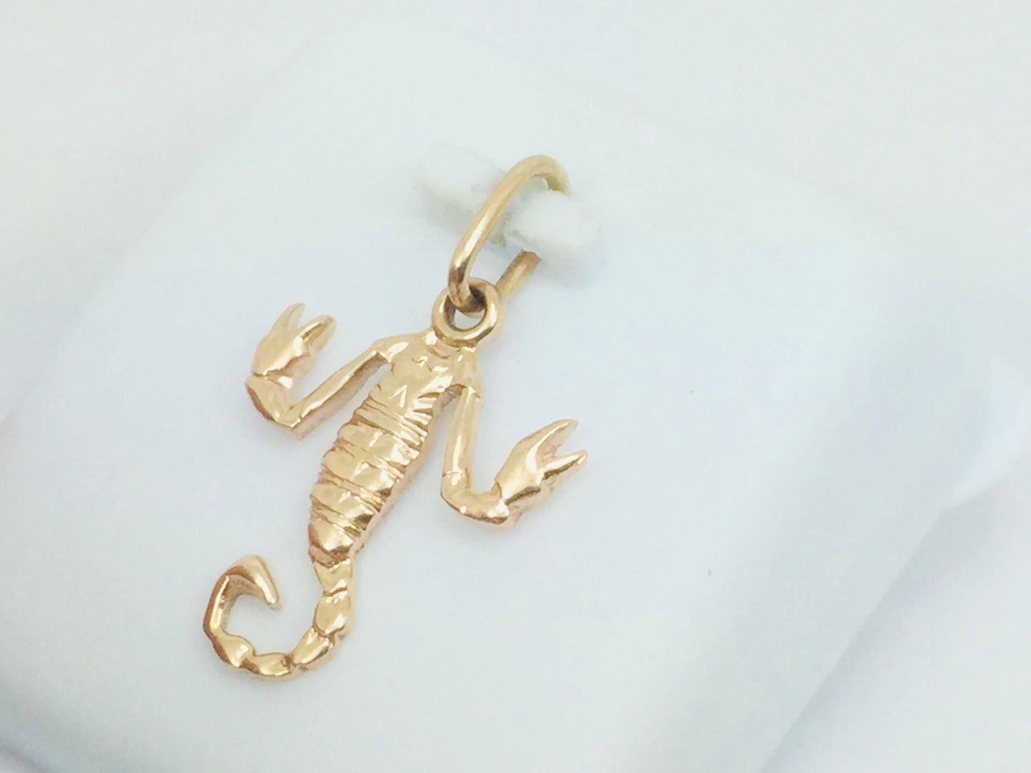 14k Yellow Gold Scorpio Horoscope (Oct-Nov) Pendent