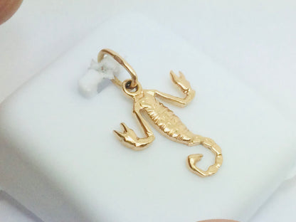 14k Yellow Gold Scorpio Horoscope (Oct-Nov) Pendent