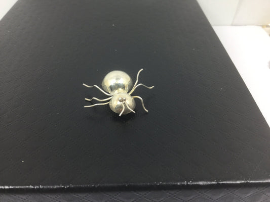 Vintage Silver Ant Pin