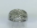 Platinum over Sterling Silver 50ct Diamond Ring